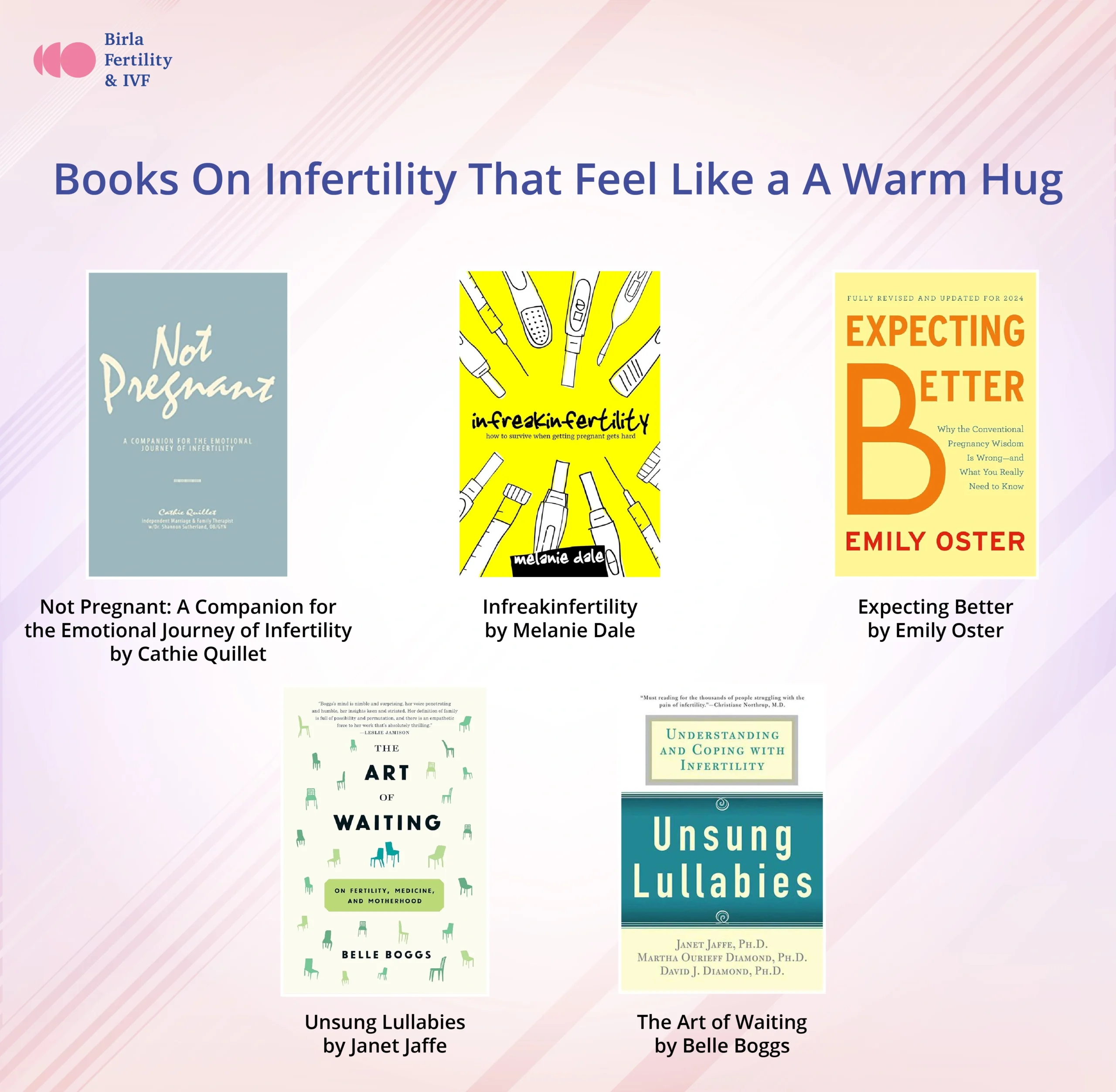 books on infertility that feel like a A warm hug