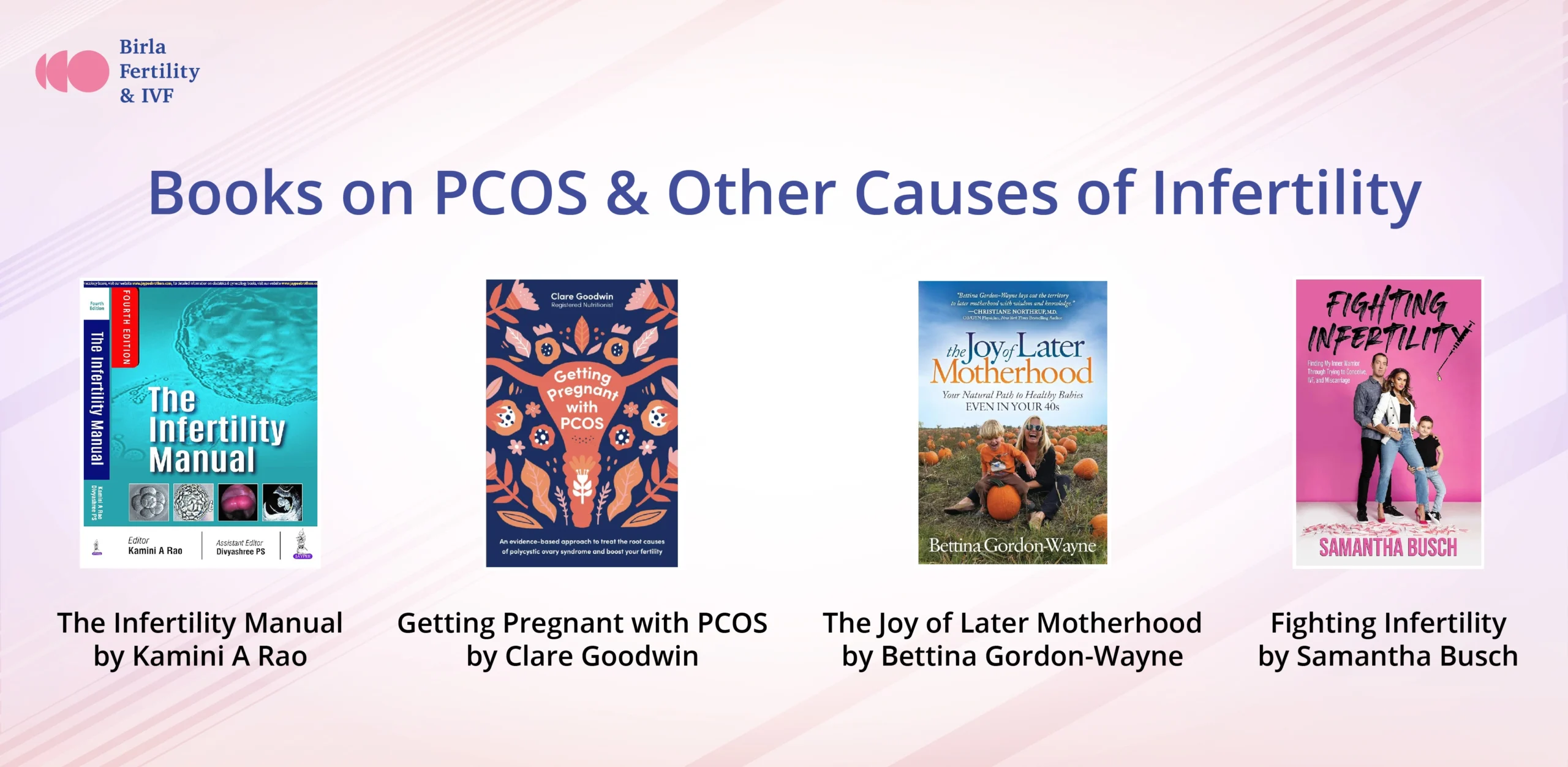 books on pcos and other causes of infertility