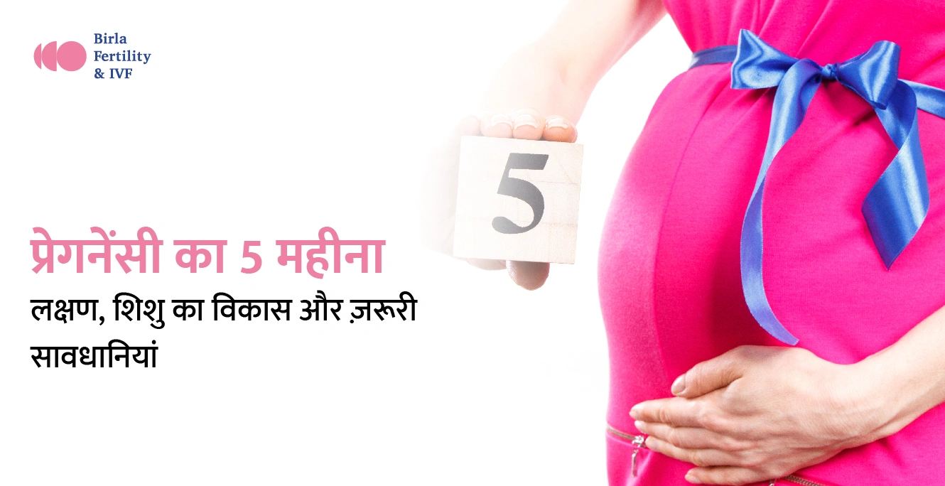 प्रेगनेंसी का 5 महीना – लक्षण, शिशु का विकास और ज़रूरी सावधानियां